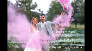 Fruzsi amp Nándi  Esküvői nyitótánc  Wedding Dance  20240816 [upl. by Shanahan421]