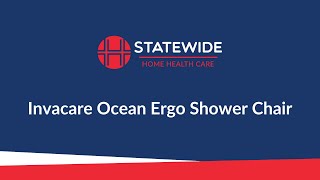 Invacare Ocean Ergo Shower Chair  shhccomau [upl. by Trace]