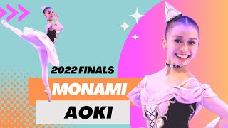 BALLET  Youth America Grand Prix 2022 Finals  Harlequinade  Monami Aoki [upl. by Rosse]