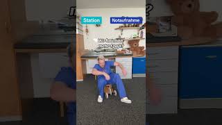 Notaufnahme vs Station  babyshorts medizin shorts health krankenhaus deinkinderdoc [upl. by Aremaj]