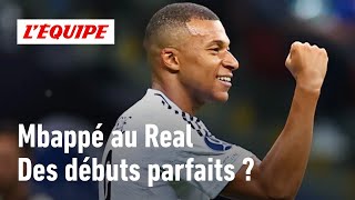 Premier match premier but  Peuton parler de débuts parfaits de Mbappé au Real Madrid [upl. by Ahsimin]