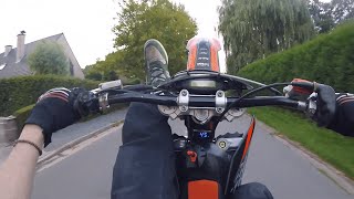 KTM EXC 125  RAW  Wheelies  fmf shorty [upl. by Talbott]