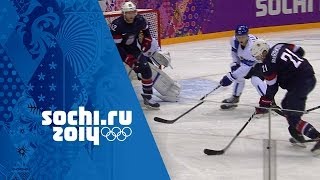 Ice Hockey  USA 0  5 Finland  Mens Full Bronze Medal Match  Sochi 2014 Winter Olympics [upl. by Htebesile237]