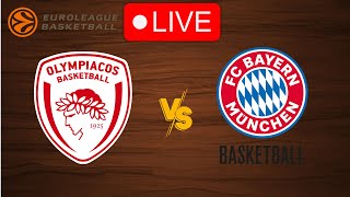 🔴 Live Olympiakos vs Bayern  EuroLeague 20232024  Live Play by Play Scoreboard [upl. by Nadia]