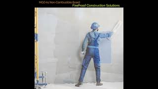 MGO A1 NonCombustible Board construction build architect constructionproject fireretardant [upl. by Marmion]