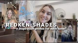 REDKEN SHADES EQ HAUL  Picture Inspiration For Each Tone [upl. by Mcclelland]