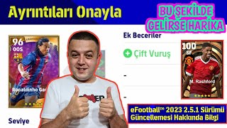 BU VİDEOYU İZLEMEDEN BECERİ BASMAYIN ● GÜNCELLEME GELİYOR  eFootball 2023 MOBİLE [upl. by Aivatan]