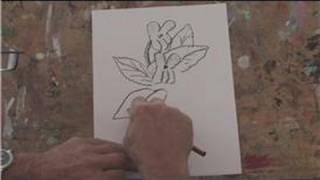 Drawing Basics  How to Draw a Violet Flower [upl. by Weinshienk]