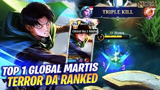 COMO JOGA O MELHOR MARTIS DO MUNDO REACT TOP 1 GLOBAL MARTIS RIVERA  MOBILE LEGENDS [upl. by Barb]