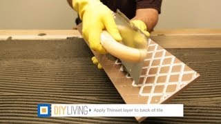 How To Install Tile  DIY Living from BuildDirectcom [upl. by Pamela]