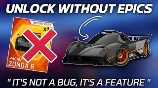 Unlock Pagani Zonda R Without Golding It  Asphalt 9 Legends [upl. by Ahsiret]