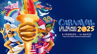 Fechas y Programa del Carnaval de Las Palmas de Gran Canaria 2025 [upl. by Nakre573]