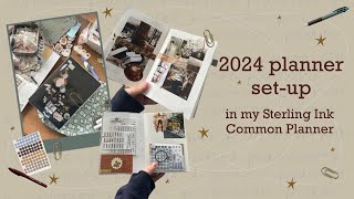 Sterling Ink Common Planner  Set up for 2024 [upl. by Merrile]