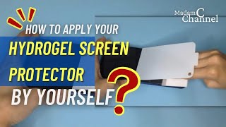 How to Install Hydrogel Screen Protector on your phone Step by step guide [upl. by Mirabel808]