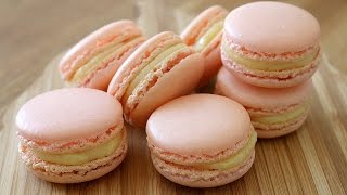 How To Make French Macarons  UPDATED VERSION  sweetco0kiepie [upl. by Ruhtracam]