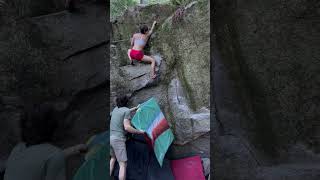 The Seam V9 Squamish Bouldering climbing rockclimbing [upl. by Rose]