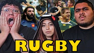 Americans React To Most Feared RUGBY Players In The World [upl. by Bartel]