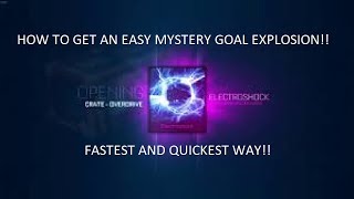 HOW TO GET A EASY BLACK MARKET GOAL EXPLOSION Rocket League [upl. by Evanne]