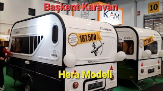 Başkent Karavan Hera Modeli Tüyap İstanbul Karavanist 2024 [upl. by Moia]