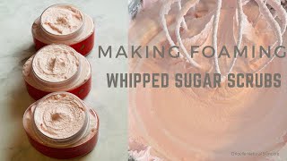 How To Make Foaming Sugar Scrub  Body Scrub  Watermelon Sugar Scrub  Exfoliating Bath Butter [upl. by Thar]