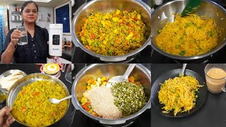 कम time मे cooking के time saving kitchen tips Breakfast amp Dinner Ideas🌼Semiya upma🌼Daliya Khichdi [upl. by Asirram]