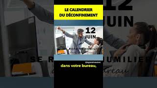 📅 Le calendrier du déconfinement  assouplissement du télétravail [upl. by Yniattirb]