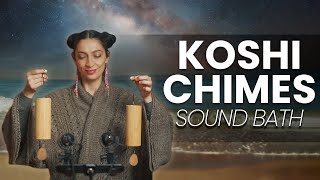 Koshi Wind Chimes  Sound Bath Healing Meditation 1 Hour [upl. by Kciv]