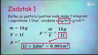 Domaća zadaća za 7 razred Fizika  Gustina  zadaci [upl. by Leiahtan319]