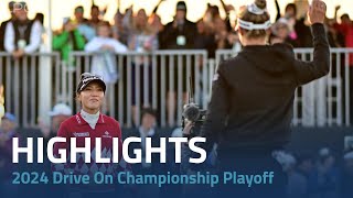 Playoff Highlights  2024 LPGA Drive On Championship [upl. by Clarinda]