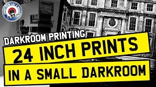 Darkroom Photography Process  24 inch print making [upl. by Dirk]