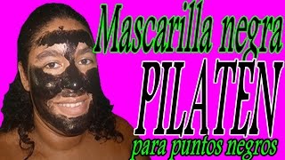 Mascarilla negra pilaten para eliminar puntos negros Ecuador [upl. by Rani]