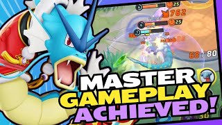 Pokemon Unite Gyarados Gameplay  Master Rank Battle [upl. by Koby642]