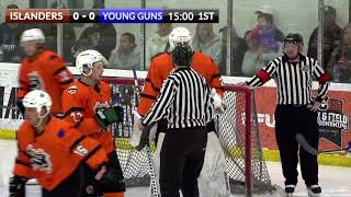 Cross Lake Islanders vs Canoe Lake Young Guns [upl. by Ejroj450]