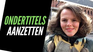 Ondertitels aanzetten om video automatisch met ondertiteling te bekijken [upl. by Inobe]