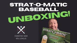 StratOMatic Baseball UNBOXING [upl. by Fiel116]