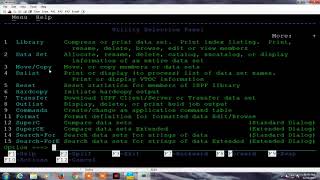 IBM Mainframe All Basic commands using ISPF [upl. by Ahsinned707]