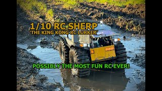 110 SCALE AMPHIBIOUS RC SHERP CRAWLER BY KING KONG RC [upl. by Vanessa226]