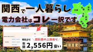 【一人暮らし】関西の電力会社40プランを比較したら１社一択でした！【50kWh～200kWh】 [upl. by Eniawd176]