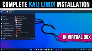 How to Install Kali Linux In Virtual Box 2024 ⚡ Process of Kali Linux Installation In Virtual Box 😁 [upl. by Anipsed589]