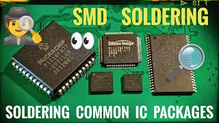 How To Solder SMD  Surface Mount IC  QFN  QFP  PLCC [upl. by Uthrop]