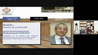 Pr Mohammed EDDAOUCours de gestion de portefeuille  Loptimisation quadratique avec Lagrange et R [upl. by Emmerich]