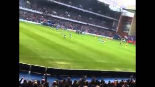 Rangers fans singing Rule Britannia [upl. by Devonne]