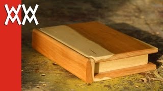 Wooden book keepsake box Valentines Day gift idea [upl. by Almena]