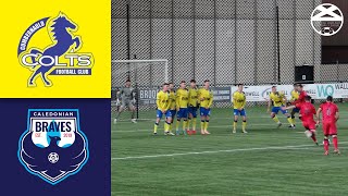 WORLDIE GOAL Cumbernauld Colts vs Caledonian Braves Highlights [upl. by Notwal]