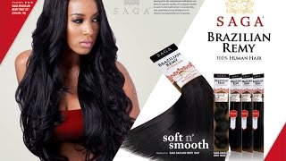 Saga Brazilian Remy Hair Review [upl. by Noreen]