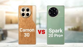 Tecno Camon 30 vs Tecno Spark 20 Pro Plus [upl. by Eikcir446]