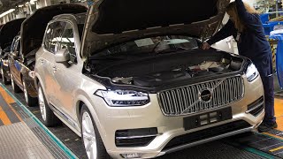 Car Factories Volvo XC90 Production Factory in Sweden [upl. by Nnaycart]