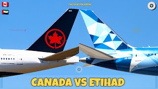 Air Canada Vs Etihad Airways Comparison 2024 🇨🇦 Vs 🇦🇪 [upl. by Soilisav]