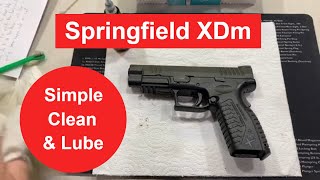 Clean a Springfield XD or XDm 9mm pistol quickly with CLP Original Gun Oil [upl. by Fredric413]