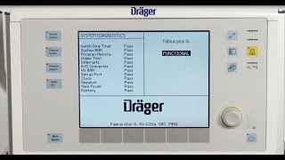 Dräger Fabius plus XL  Daily checkout procedure [upl. by Canning]